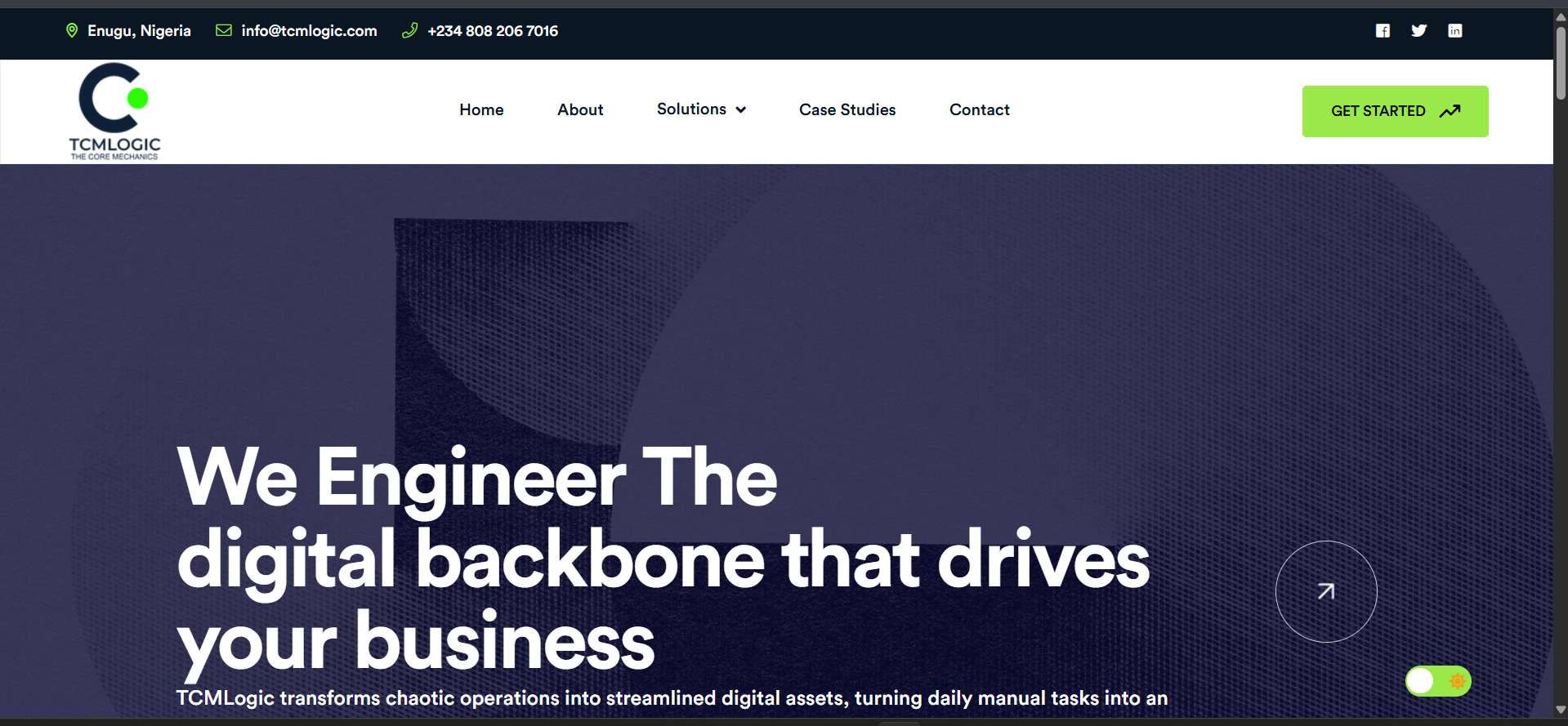 Company Website and management syatem